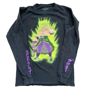 DragonBallZ The Movie Broly Long Sleeve Shirt Men's S Toei Animation Anime